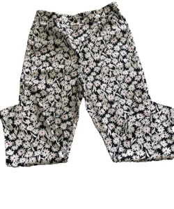 Appleseeds Damen Blumen Hose Gr. 14 marineblau und weiß - Bild 1 von 8
