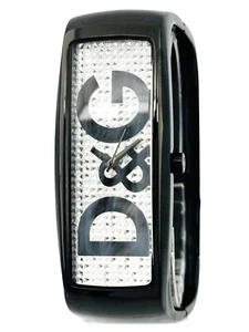 D&G Dolce and Gabbana Intelligence DW0256 Mirror Reflect D&G Logo Bangle Watch - Picture 1 of 24