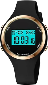 Outdoor Sport Watches Alarm Clock 5Bar Waterproof LED Digital Watch - Picture 1 of 6