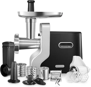 Meat Grinder Heavy Duty, 3000W Max Ultra Powerful, 5 in 1 Multifunction Electri - Picture 1 of 9