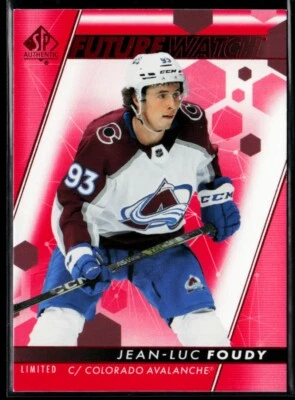 2022-23 SP Authentic Limited Red #196 Jean-Luc Foudy RC - Image 1 of 2