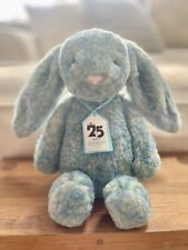Jellycat Bashful Luxe Azule Bunny MEDIUM - NWT - 25th Anniv Limited Release!