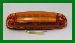 Marker Clearance Surface Mount 12 Amber LED Light 5-7/8" X 2" -L14-0026A - Bild 1 von 1