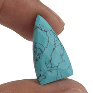 Piedra preciosa suelta turquesa azul corte pera natural de 5,50 quilates certificada por EGL V-7195 - Imagen 1 de 4