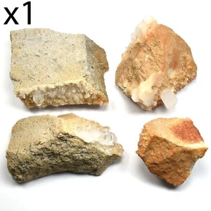 Azeztulite Golden Healer - 79 - 244g Natural Rough Cluster on Sandstone - Picture 1 of 9