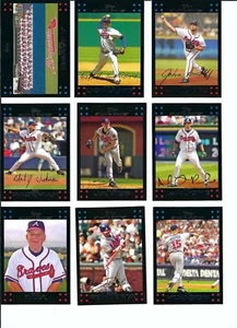 2007 Topps MLB Atlanta Braves Team Set, 21 Excellent Condition Cards - Bild 1 von 3