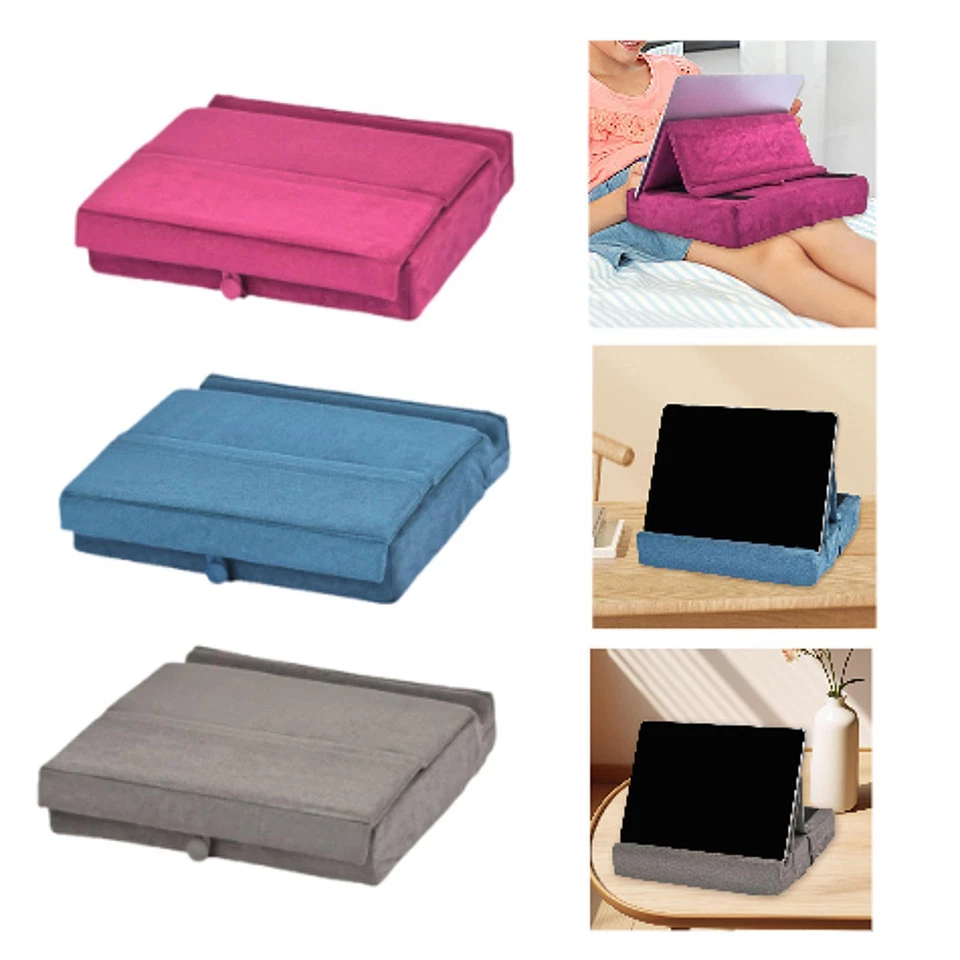 Tablet Pillow Holder Flat Computer Stand Stable Multi Angle, Tablet Soft Pad - Image 1 of 1