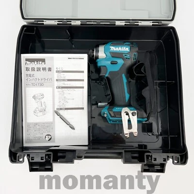 Makita TD173DZ Impact Driver TD173DZ Blue 18V 1/4" Brushless Tool with Cace - Image 1 of 4