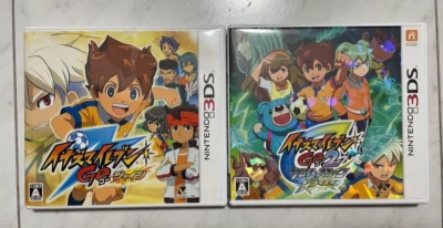 Inazuma Eleven GO Shine Light & 2 Chrono Stones Raimei Thunder set Nintendo 3DS - Image 1 of 4