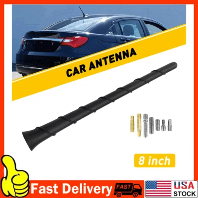 Mástil de antena de radio AM/FM corto negro de 8"" para Chevrolet Camaro RS Z28 EE. UU. Foto 1 de 4