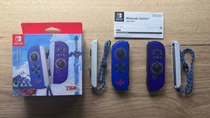 Nintendo Switch Legend of Zelda Skyward Sword Blue Joy-Con controllers - Zdjęcie 1 z 8