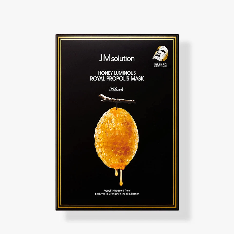 JMSOLUTION Honey Luminous Royal Propolis Mask 30mL x 10ea SET - Image 1 of 1