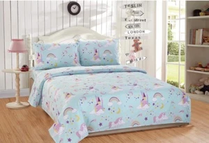 4 Piece Bed Sheet Set Bedding Sheets & Bedding Pillow sheets Full Size Set - Picture 1 of 2