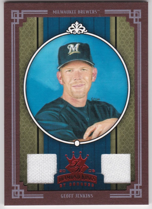 2005 Diamond Kings Materials Framed Red #358 Geoff Jenkins Jsy-Pants /200 - Image 1 of 1