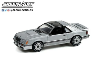 1:64 GreenLight *GL MUSCLE R26* Silver Metallic 1982 Ford Mustang GT NIP - Picture 1 of 1