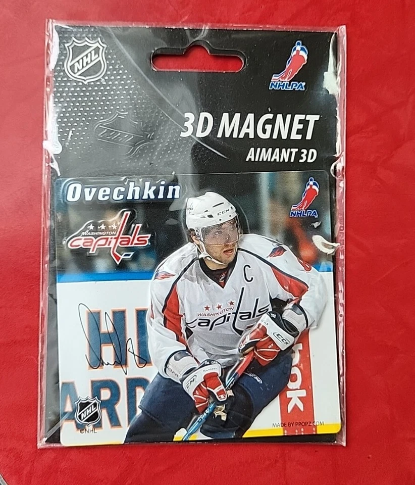 Imán de nevera P Popz 3D Alexander Ovechkin 3D en paquete, envío bajo Foto 1 de 2