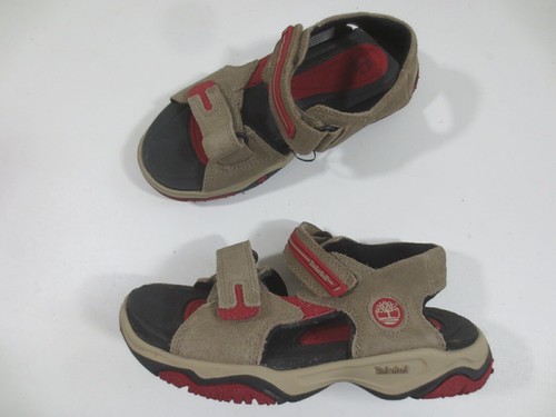 TIMBERLAND sandalo trekking bambini 33 pelle vera pelle beige come nuovo Z6