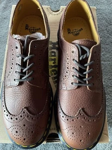 Dr Martens AirWair 3989 Bark Brun Fonce Grizzly Size 7 Brand New In Box - Picture 1 of 10