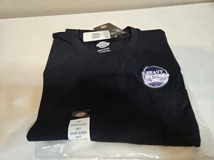 Dickies NWT Men's Heavyweight Short Sleeve Pocket T-Shirt Size 2XL Black - Picture 1 of 8