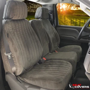 CUSTOM DORCHESTER FRONT SEAT COVERS for the 2015-2019 Chevy Silverado 2500 3500 - Picture 1 of 2