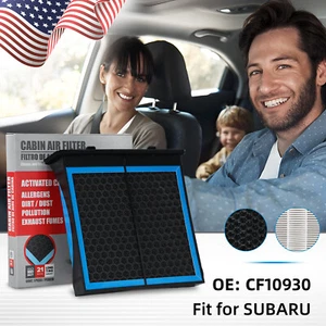 OE=CF10930 HEPA Cabin Air Filter for SUBARU WRX 2014-2021 - Picture 1 of 11