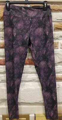 Pantalones Leggings de Yoga de Compresión Elásticos Marika Para Mujer Talla M Negros/Púrpura Foto 1 de 4