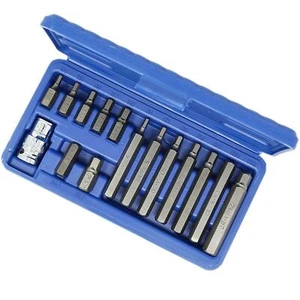 15Pc Metric Hex Drive Allen Key Allan Wrench Socket Bit Set 1/2 Inch 30mm-75mm - Picture 1 of 8