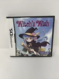 Witch's Wish Nintendo NATSUME DS CIB probado - Imagen 1 de 8