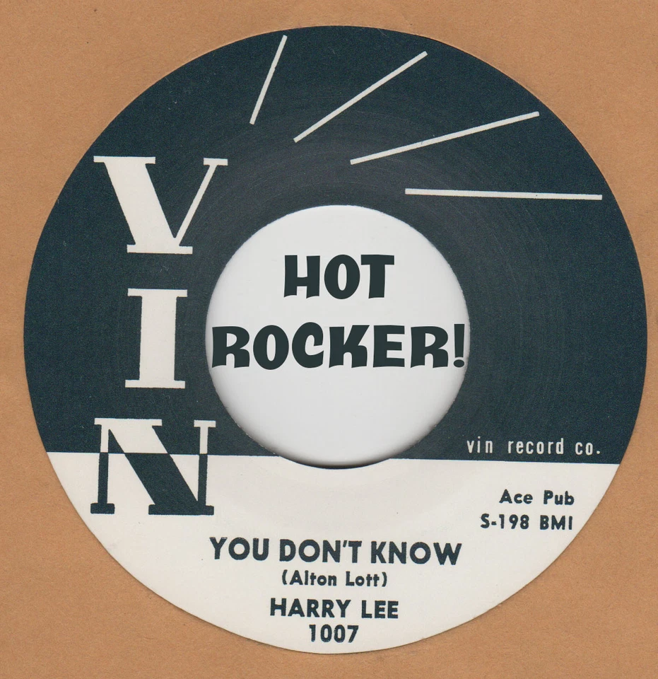 ROCKABILLY REPRO: VIN 1007 – HARRY LEE – YOU DON’T KNOW / EVERYTIME I SEE YOU - Image 1 of 1