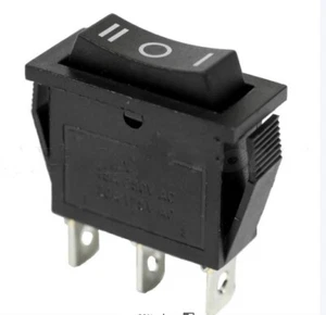 10pcs  NEW SPDT ON-OFF-ON Rocker Switch w/Black Actuator KCD3 20A/125VAC - Picture 1 of 2