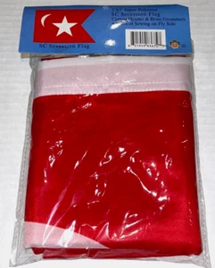 ne SOUTH CAROLINA SECESSION CIVIL WAR 3x5ft FLAG new superior quality US seller - Picture 1 of 5