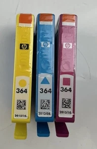 Oryginalny oryginalny zestaw zbiorczy HP 364 Cyan Purgenta Yellow wygasł 2008/10 - Zdjęcie 1 z 4