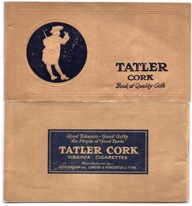 1930er John Sinclair Tatler Korkspitze Virginia Zigaretten Buch der Geschenke Katalog - Bild 1 von 5