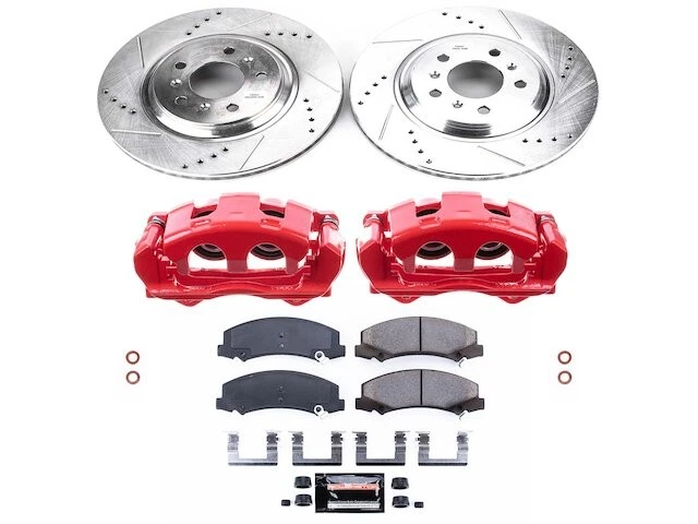 Kit de pastillas de freno delanteras y rotor para Cadillac DTS 2006-2011 2007 2008 2009 SS481GM Foto 1 de 1