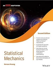 New : Statistical Mechanics by Kerson Huang 2nd INTL ED - Imagen 1 de 2