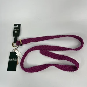 Ralph Lauren Women's Braided Spring 20 D1 Fuchsia Size XL Belt Women’s New W Tag - Picture 1 of 4