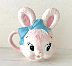 Swimmer Face Mug Liverny The Rabbit NEW With Box JAPAN - Picture 1 of 7