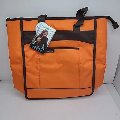 "Bolso térmico Rachael Ray naranja Chillout 5,5 galones súper espuma aislamiento 13"" X 16""" Foto 1 de 4