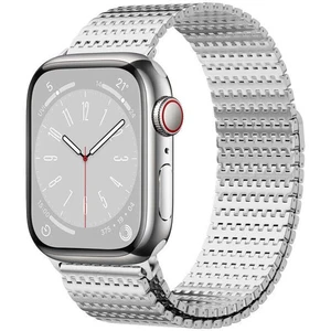 Stainless Steel Magnetic Loop Chain Strap For Apple Watch Ultra 49mm - 38mm Band - Picture 1 of 16