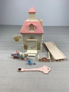 Fisher Price Precious Places Blue Ribbon Pony Stable Vintage 1988 READ - Picture 1 of 9