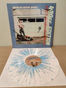 BILMURI Signed American Motor Sports Deluxe 420 CC Edition Blue Splatter Vinyl - Picture 1 of 9