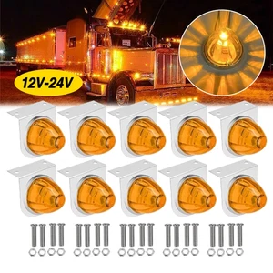 Watermelon Clearance Lamp Led Marker Light Taillight Warning Light W/Bracket - Picture 1 of 14