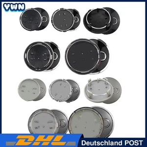 4stk 60/61/68/69/77mm Nabendeckel Radkappen Felgendeckel Nabenkappe A4 A6 Q5 Q7 - Bild 1 von 11