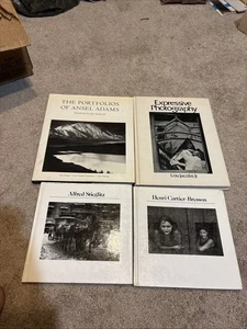 LOT Of 4 Vintage Photography Books Portrait Ansel Adams Expressive Photography - Bild 1 von 4