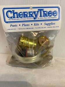 Brass Mason Jar Lamp Conversion Kit is Pre-Wired, Fits Regular Mouth Ball Jars - Picture 1 of 6