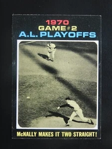 1971 Topps  Baseball Card #196 A.L Playoffs Game 2 (NM) - Picture 1 of 2