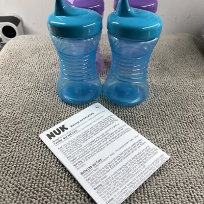 NUK GERBER BABY First Essentials Fun Grip Caño Duro SippEE Taza Multicolor 4 Nuevo Foto 1 de 4