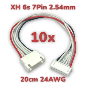 ✅ 10x Stück 6S 7Pin XH 20cm Balancerkabel Verlängerung Ladekabel Lipo Akku Kabel - Picture 1 of 12