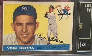 1955 Topps - High # #198 Yogi Berra Newly Graded - Picture 1 of 2