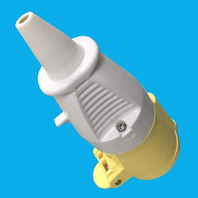 1x 16A 110V Construction Industry IP44 Heavy Duty 3 Round Pin Power Plug Socket - image 1 of 4